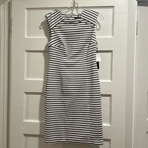Tommy Hilfiger NWT navy and white dress